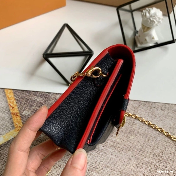 WIS VUITTON LOUIS WALLET VAVIN CHAIN 1031